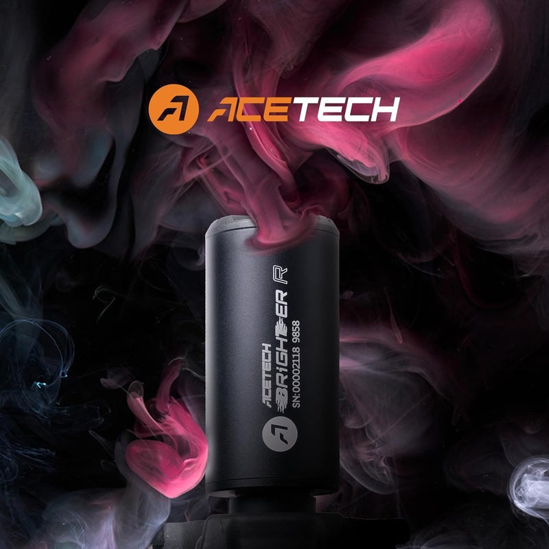 ACETECH Airsoft Pistol/Rifle Tracer Unit 14mm CCW Negative Thread with M14- to M11+ Adaptor LED Lighting Effect Glow in The Dark for Green/Red BB - Image 5